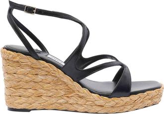 Jimmy Choo London Black Ayla Wedges