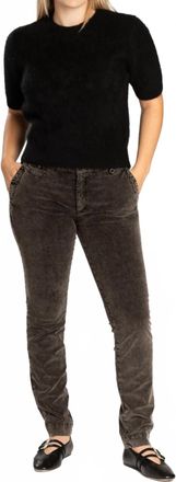 Mason's Jacqueline Winter Corduroy Trousers In Midnight