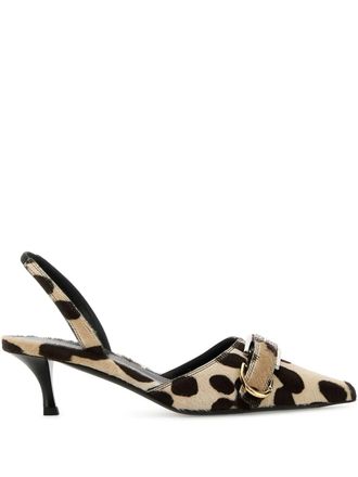 Givenchy 45 mm Voyou slingback pumps - Beige