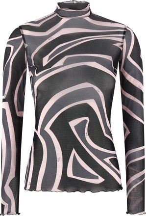 Emilio Pucci Tulle Sweater Sweaters And Cardigans Multicolor