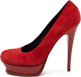 Saint Laurent Pumps in pelle 145mm - Rosso