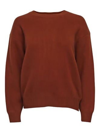 Frame Denim Maglione girocollo a maniche lunghe - Marrone