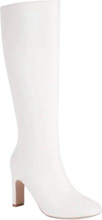 Generic Women Knee High Patent Leather Boots Winter Casual Thick Heel Office Work Long Boot