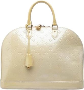 Louis Vuitton Pre-owned Alma GM - Dames - Vintage Handtas - Beige - ONE Size - Leer - Vintage