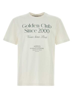 Golden Goose Deluxe Brand Chalk Cotton T Shirt
