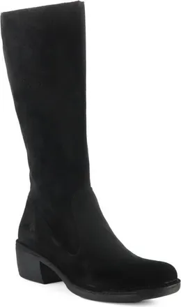 FLY London Murf Tall Boot in 002 Black at Nordstrom, Size 36