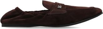 Dolce & Gabbana Suede Driver Loafers - Heren - Loafers - Bruin - 42 EU - Leer - Schoenen