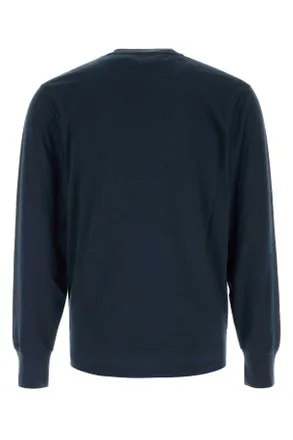 Tom Ford Cotton Long-Sleeve T-Shirt - Navy