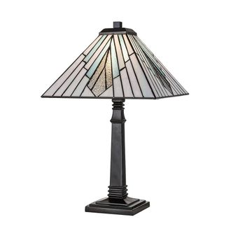 Netlighting Alderley 1 Light Large Table Lamp Vintage Bronze in Brown