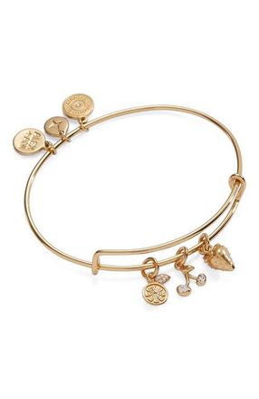 Alex and Ani Summer Fruits Charm Bangle in Gold at Nordstrom