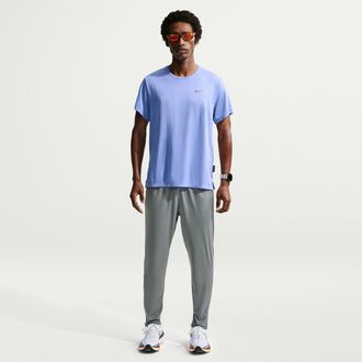 Nike Mens Miler Dri-FIT Knit Running Pants in Grey | IF2064-084