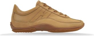 Hogan Leren Vetersneakers voor Vrouwen - Dames - Sneakers - Bruin - 36 1/2 EU - Su&egrave;de - Schoenen
