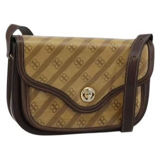 Balenciaga Pre-owned Cross Body Bags, female, Beige, Size: ONE SIZE Pre-owned Vintage Shoulder Bag