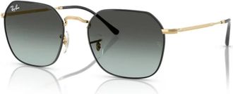Ray-Ban Stijlvolle zonnebril met blauw gradi&euml;nt lenzen - unisex - Zonnebrillen - Zwart - 53 MM - Accessoires