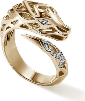 John Hardy Naga Bypass Ring in Gold at Nordstrom, Size 8