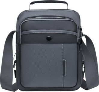 Generic Compatible For Men Bags Handbag Nylon Crossbody(Light gray)