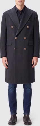 Tagliatore Cappotto lungo doppiopetto in lana e cashmere con bottoni metallici