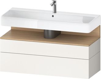 Duravit Duravit - Qatego Mueble Bajo Lavabo, 1 Extra&iacute;ble Y 1 Caj&oacute;n