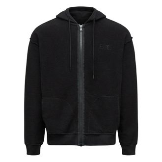 Maison Margiela Chaqueta con capucha de algod&oacute;n - Sweatshirts & Hoodies - Hombre - Negro - XL