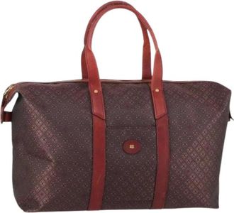 Balenciaga Pre-owned Canvas Weekendtas - Dames - Vintage Weekendtas - Rood - ONE Size - Vintage