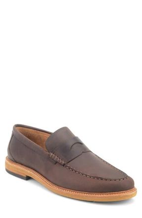 Warfield & Grand Dillinger II Penny Loafer in Dark Brown at Nordstrom, Size 10.5