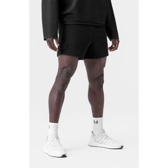 ASRV Waffle Knit Sweat Short in Black at Nordstrom, Size Xx-Large