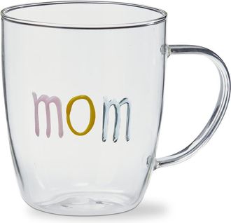Tag Everyday Mom Borosilicate Glass Mug Multi 20 oz 5.31x3.66x4.33 in in Multicolored at Nordstrom