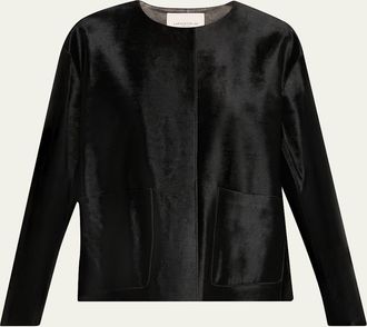 Lafayette 148 New York x The Morning Show Calf Hair Jacket