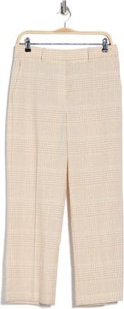 Theory Roswell Plaid Crop Straight Leg Pants in Desert Multi at Nordstrom Rack, Size 10