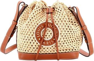 Louis Vuitton Brown Raffia & Leather Noe BB (Authentic Pre-Loved)