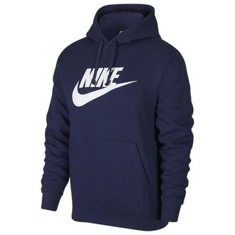 Nike Mens GX Club Hoodie - Midnight Navy/White Size XXL