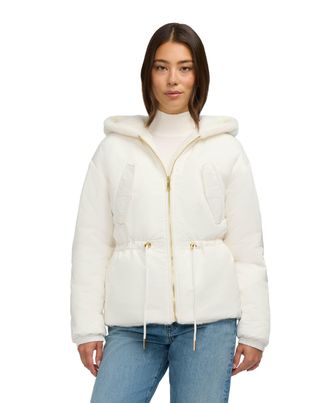 Pajar Womens Demi Reversible Faux Fur Jacket with Hood