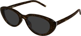Saint Laurent Sunglasses, unisex, Brown, Size: 55 MM SL M154 Sunglasses