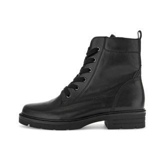 Gabor Enkellaars met veters - Dames - Schoenen - Zwart - Maat: 39 1/2 EU Leer