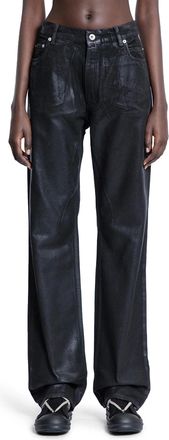 Rick Owens Granbury Jeans in Overdyed Foil Denim