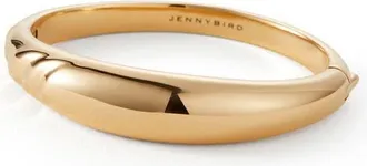 JENNY BIRD Nelle Bangle Bracelet in High Polish Gold at Nordstrom, Size Medium