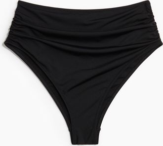 H&M Cheeky Bikinihose High Waist - Schwarz