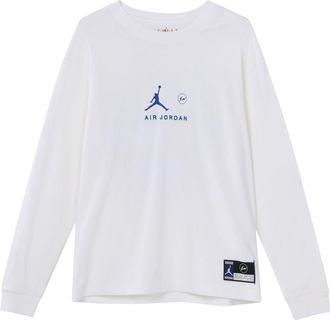 Nike Jordan Air Jordan x Fragment Design FW Crew Neck Pullovers Street Style Collaboratio Men White DA2982-094