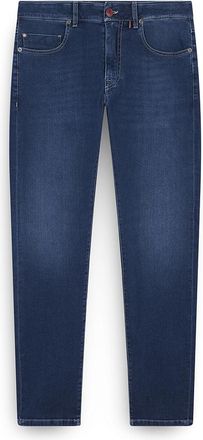 Paul & Shark Red Rivet jeans in Giza cotton, Man, Medium Blue Jeans, Size: 46