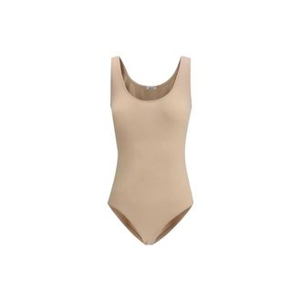 Wolford Jamaika Bodysuit - Dames - Bodies - Beige - M - Katoen - Tops