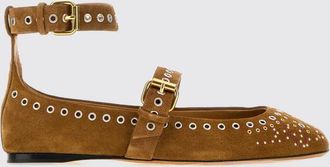 Isabel Marant Ylza Suede Mary Jane Flats with Studs and Eyelets