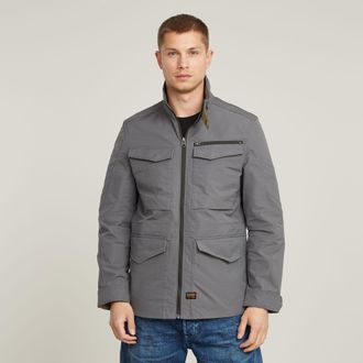G-Star Mens G-Star RAW Rovic Slim Field Jacket - Grey - Size X-Large