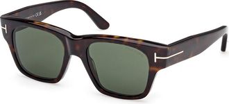 Tom Ford FT1280 CAINE-02 52N Mens Sunglasses Tortoiseshell Size 53