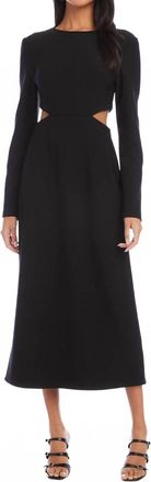 Fifteen Twenty Cutout Midi Dress In Black