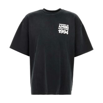Amiri T-Shirts, male, Black, Size: L 1994 Oversized Tee