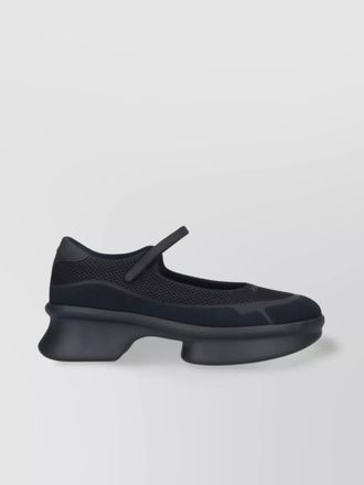 Prada mesh platform ballerina shoes