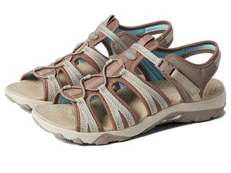 Skechers Arch Fit Reggae Womens Shoes Dark Taupe : 5 B - Medium, Synthetic/Textile