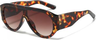 Generic Large Frame Men Commuter Vacation Women Sunglasses(Multi-colored)