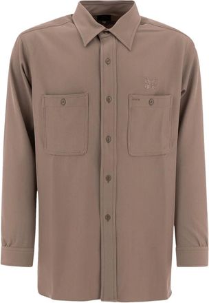 Needles T-shirt con taschino - Marrone