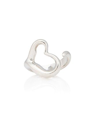 Tiffany & Co. Silver Elsa Peretti Open Heart Ring (Authentic Pre-Loved)